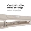 Paul Mitchell Smooth+ Ceramic Flat Iron, Adjustable Heat Settings, for Smoothing + Straightening