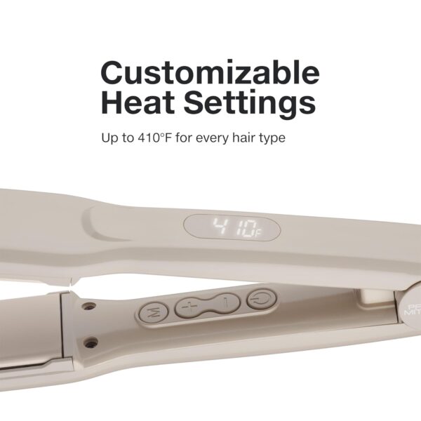 Paul Mitchell Smooth+ Ceramic Flat Iron, Adjustable Heat Settings, for Smoothing + Straightening