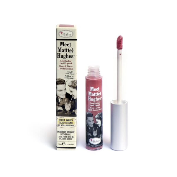 the Balm Meet Matte Hughes Long Lasting Liquid Lipstick - Genuine for Women - 0.25 oz Lip Gloss