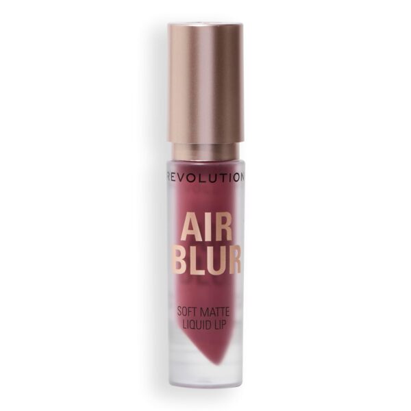 Revolution, Air Blur Matte Liquid Lipstick, Long-Lasting Lip Color, Face Makeup, Vegan & Cruelty-Free, Black Cherry Cool-Toned Mauve, 0.11 fl oz