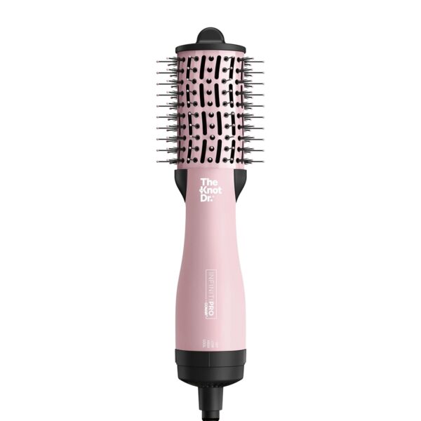 INFINITIPRO BY CONAIR The Knot Dr. All-in-One Travel Friendly Oval Dryer Brush, Hair Dryer & Volumizer, Hot Air Brush