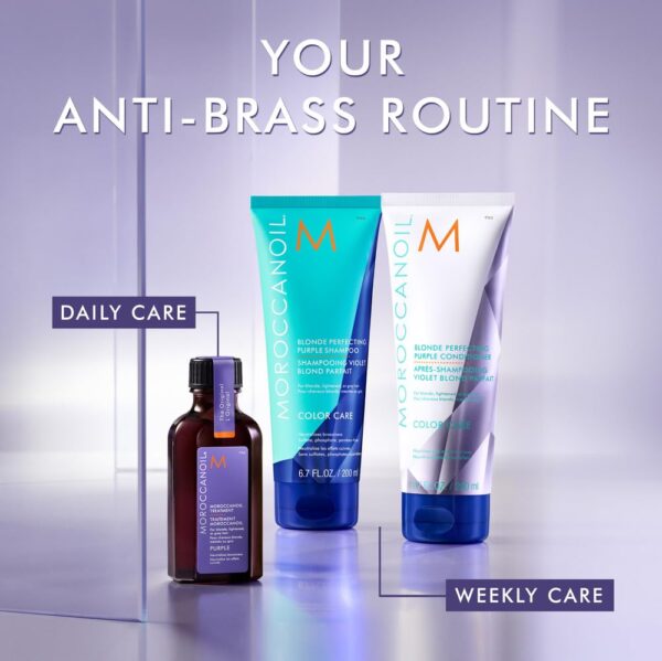 Moroccanoil Treatment Purple Hair Oil for Blonde Hair