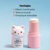 TONYMOLY Cat's Purrfect Eye Contour Stick, Under Eye Primer Stick, Illuminates Tired Puffy Skin, 9 g