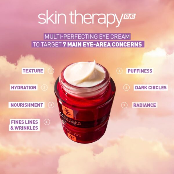 Erborian Multi-Perfecting Eye Cream, Skin Therapy, for Puffiness, Dark Circles, Fine Lines & Wrinkles - Visible Results after 1st Night - Caffeine, 5% Niacinamide & Hyaluronic Acid - Korean Skincare