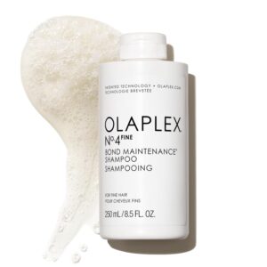 Olaplex No.4 FINE Bond Maintenance Shampoo, Ultra-light, Clinically Proven Fine Hair Shampoo to Volumize & Strengthen (8.5 Fl Oz)