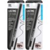 Maybelline Eyestudio Lasting Drama Waterproof Matte Gel Pencil Black Eyeliner Makeup, Jet Black, 2 Count