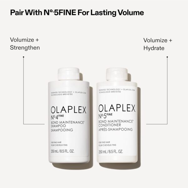 Olaplex No.4 FINE Bond Maintenance Shampoo, Ultra-light, Clinically Proven Fine Hair Shampoo to Volumize & Strengthen (8.5 Fl Oz)