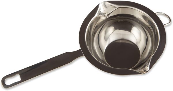 RSVP International Double Boiler Collection Stainless Steel, Dishwasher Safe, 2 Cup