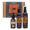 Men Rock Beardy Beloved Soothing Essential Beard Kit - Oak Moss - Beard Oil, Balm and Wash - Mens Face Care - Skincare Products for Men - 3 Pc