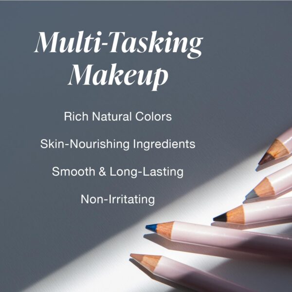 Mineral Fusion Eye Pencil, Black Eyeliner with Soothing Chamomile, Meadowfoam & Vitamin E, Velvety Smooth, Hypoallergenic Eye Makeup to Line & Define, Long-Lasting Eyeliner Pencil, Coal, 0.04 Oz