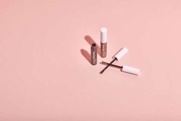 MCoBeauty Magic Brows Tinted Brow Gel in Medium/Dark, Volumizing, Water-Resistant, Quick-Drying, Buildable Formula for Natural to Bold Brows, Vegan, Cruelty Free