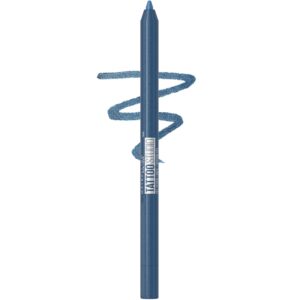 MAYBELLINE Tattoo Studio Sharpenable Eyeliner Pencil, 36 Hour Wear, Waterproof, Navy Bling, 1 Count