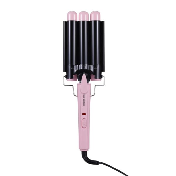 Juicy Couture - Triple Barrel Hair Waver, Long -Lasting Waves Style (Pink)