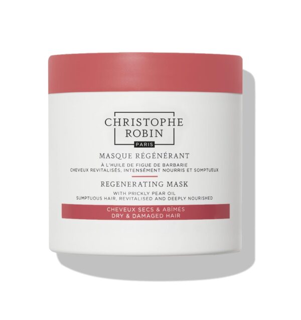 61SuBIfFmwL._SL1500_.jpg Christophe Robin Regenerating Mask with Prickly Pear Seed Oil for Dry, Damaged and Chemically Treated Hair 8.4 fl. oz
