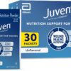Juven Therapeutic Nutrition Drink Powder Including Collagen Peptides, Amino Acids, and HMB For Wound Healing Support, Unflavored, 30 Packets