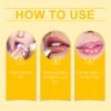 FEESHOW Lemon Ginger Lip Balm Hydrating Moisturizing for Dry Lips Nourishing Smooth Formula Women Girls Daily Care Yellow One Size