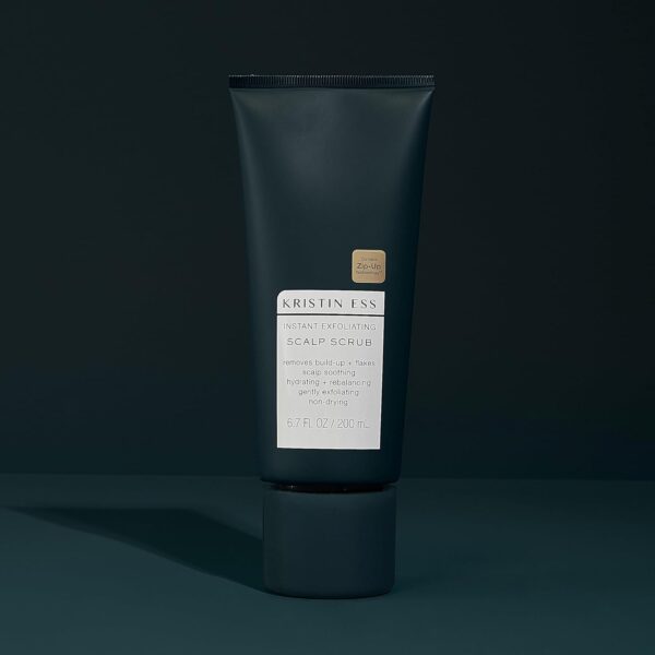 Kristin Ess Hair Instant Exfoliating Scalp Scrub for Build Up and Dandruff + Soothing, Hydrating + Rebalancing Dry Scalp Treatment, Non Drying, Cleanse + Detox, Vegan, Color Safe, 6.7 fl oz