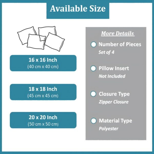 Erosebridal Pack of 4 Black and Turquoise Throw Pillow Covers Fashion Black White Girly Cushion Cases Modern Flower Floral Perfume Striped Pillow Covers High Heels Magazine Books Decor,18x18 Inch