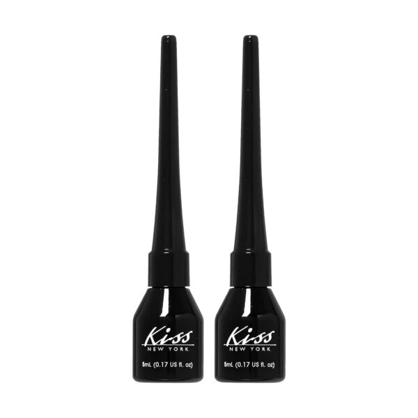 Red by Kiss RuKisses Eyeliner Liquid Black (2 Pieces)