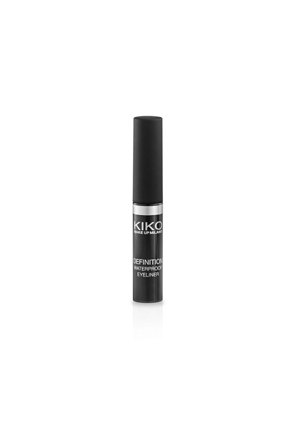 Kiko Milano Definition Eyeliner – Precise, Long-Lasting Liquid Eyeliner, Smudge-Resistant, Intense Black, Easy Application – 2.5ml