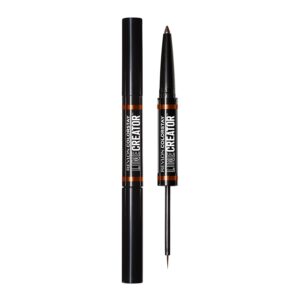 REVLON Liquid Eyeliner & Smoky Kohl Pencil, ColorStay Line Creator Eye Makeup, Waterproof & Transferproof, 152 Leathercraft, 0.004 oz