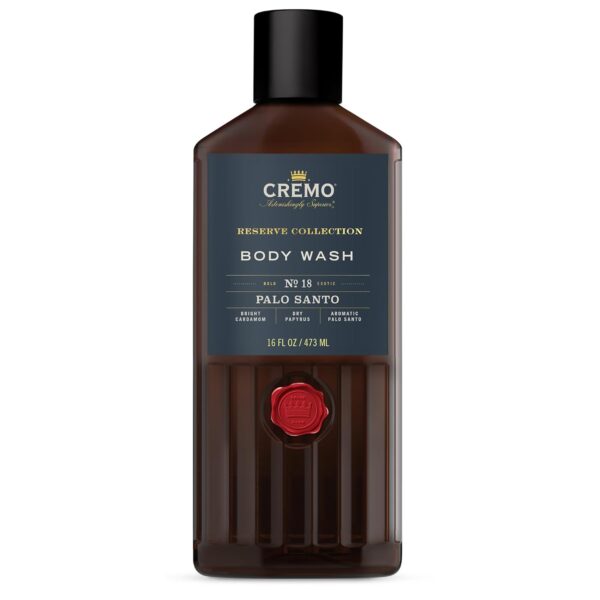Cremo Barber Grade Original Shave Cream, Astonishingly Superior Ultra-Slick Shaving Cream for Men & Rich-Lathering Palo Santo Body Wash for Men, Notes of Bright Cardamom, Dry Papyrus
