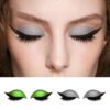 5 Pairs Lazy Eye Shadow Eyelash Patch, 3-in-1 Reusable Eyeshadow, Colorful Eyelash Makeup Stickers with False Lashes Shadow & Eyeliner, Makeup Stencils Sticker, Lazy Makeup Tool (Gold)