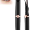 Gettoreach Electric Eyelash Curler, Heated Eyelash Curler, USB Rechargeable Lash Curlers Comb for Women, 3 Temperature & Long-Lasting (Black)