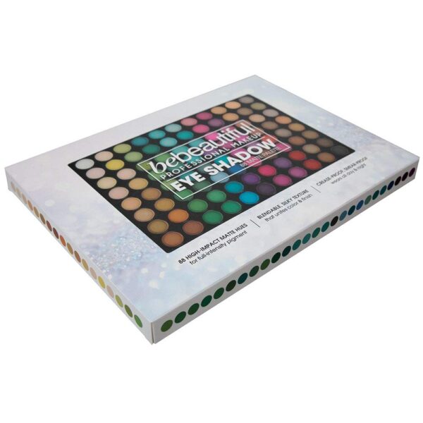 ForPro Professional Collection Bebeautiful Professional Makeup Eyeshadow with Applicators, 88-Color Palette, Matte