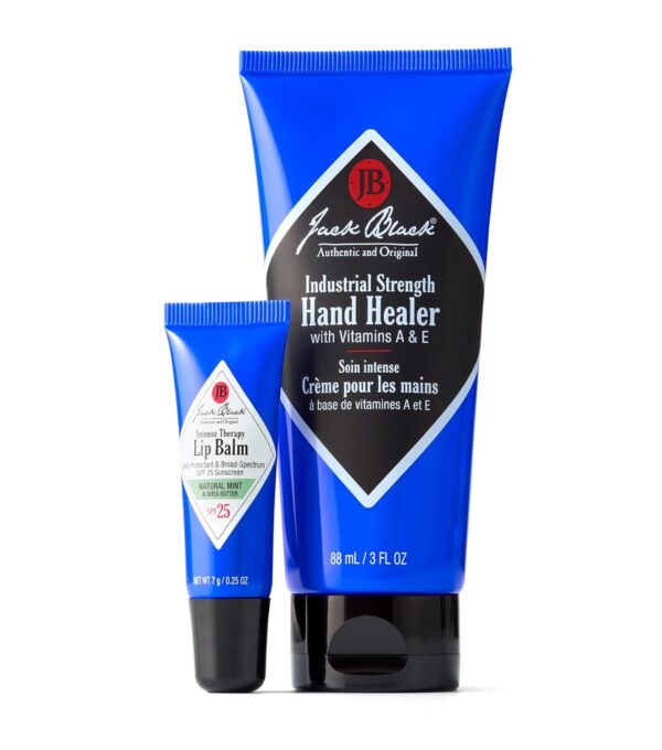 Jack Black Industrial Strength Hand Healer for Men & Women – Hand Cream for Dry Hands, Vitamins A & E, Lightweight Moisturizer