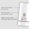EltaMD UV Stick Sunscreen for Face and Body, Mineral SPF 50+ Face Stick Sunscreen with Zinc Oxide For Kids and Adults, Sensitive Skin
