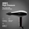 Elchim Classic 2001 High Pressure Hair Dryer - 1875 Watt Quick Dry Professional Salon Blow Dryer
