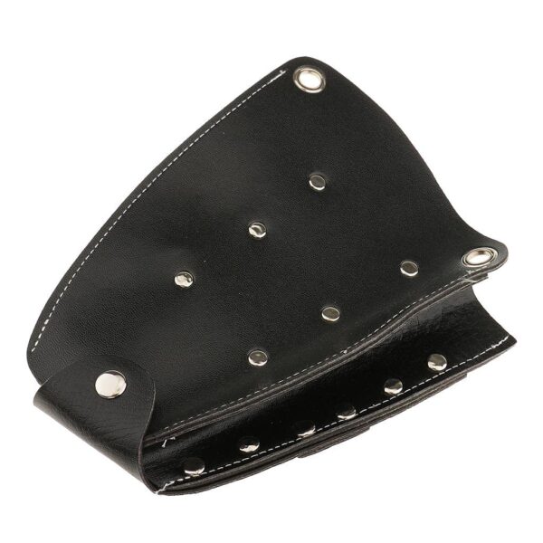 Professional Hairdressing Scissors Bag with Belt - Stylist Leather Pouch for Barber Tools, Organizer and Travel Storage, Black