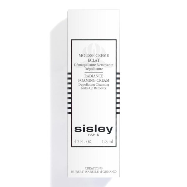 Sisley Paris Radiance Foaming Cream - 125 mL - Depolluting Cleansing Makeup Remover & Face Wash - All Skin Types