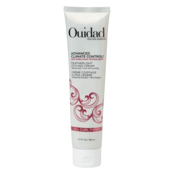 OUIDAD Advanced Climate Control Styling Cream, Featherlight Curl Cream for Curly Hair, Shiny, Hydrated & Frizz-Free Curls, Sulfates, Parabens & Cruelty-Free Curly Hair Products