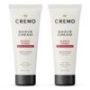 Cremo Shaving Cream Mens, Astonishingly Superior Ultra-Slick Shaving Cream for Men, Fights Nicks, Cuts And Razor Burn, 6 Fl Oz (2 Pack)
