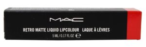MAC Retro Matte Liquid Lipstick - 105 Feels So Grand for Women - 0.17 oz Lipstick