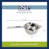 RSVP International Double Boiler Collection Stainless Steel, Dishwasher Safe, 2 Cup