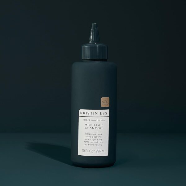 Kristin Ess Hair Scalp Purifying Micellar Shampoo for Deep Cleansing + Scalp Hydrating - Removes Build Up, Shine Boosting, Vegan, Sulfate Free Shampoo, Color Safe + Keratin Safe, 10 fl oz