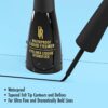 Black Radiance Waterproof Liquid Eyeliner, Black Velvet, 0.17 Fluid Ounce
