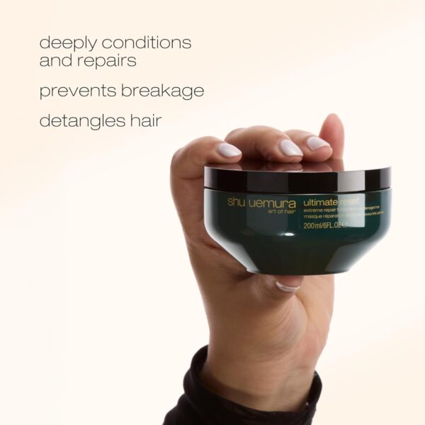 Ultimate Reset Extreme Repair Hair Mask - Strengthens to Reduce Breakage and Split Ends, Deeply Conditions and Nourishes, With Japanese Rice Extract, 6 Fl Oz