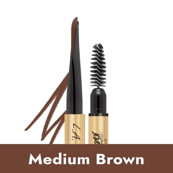 L.A. Girl Brow Saber Eyebrow Shaping Pencil, Medium Brown GBP368