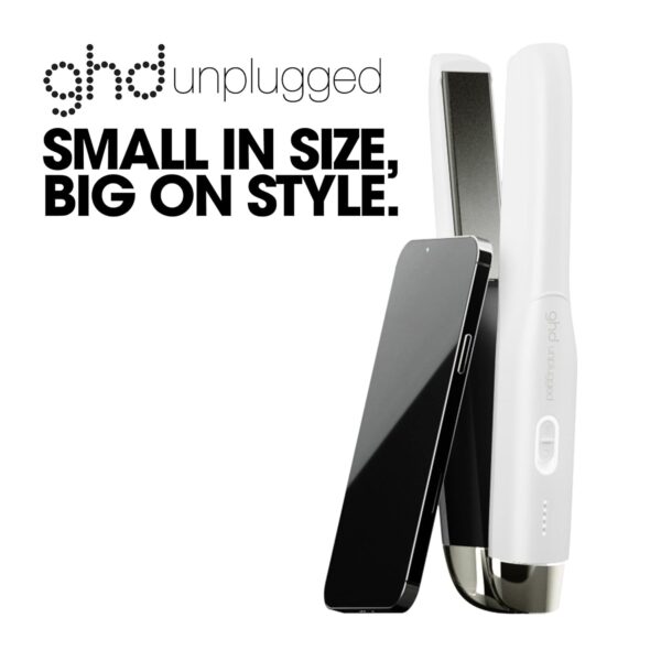 ghd Unplugged Styler ― 1" Cordless Flat Iron Hair Straightener, Professional Travel Straightening Iron with Heat-Resistant Case, USB-C Charging for 20-Minutes of Use