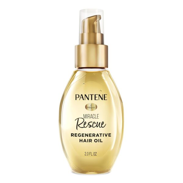 Pantene Miracle Rescue Regenerative Hair Oil - 2.0 FL Oz - Deep Repair Treatment for Dry & Damaged Hair