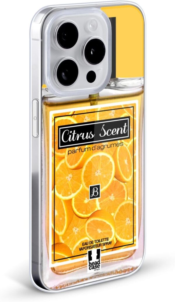Head Case Designs Citrus Scent Perfume Collection Gel Case [Military Grade Protection] Compatible with Apple iPhone 13 and Compatible with MagSafe