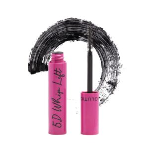 Revolution, 5D Whip Lift Mascara, Volumizing, Lengthening & Lifting Formula, Long-Lasting Wear & Waterproof, Jet Black, 0.40 fl oz