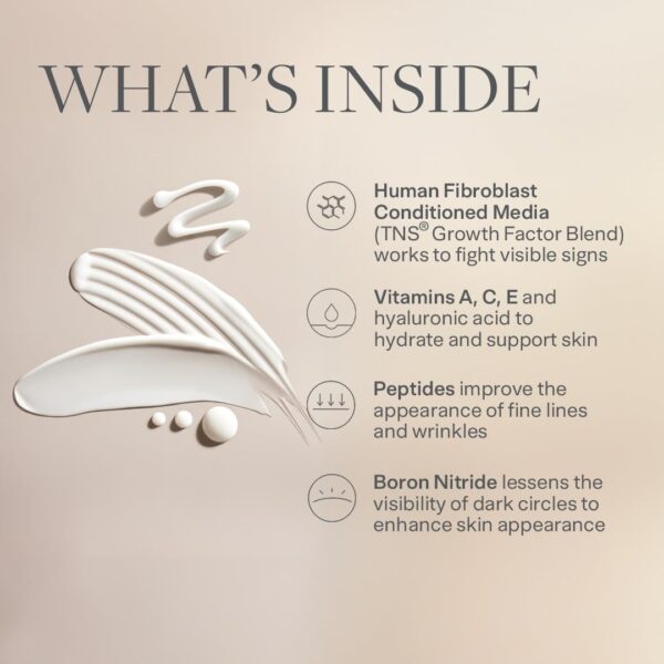 SkinMedica TNS Eye Repair - Our Age-Defying, Under Eye Cream to Say Goodbye to the Appearance of Dark Circles and Puffiness, 0.5 Oz