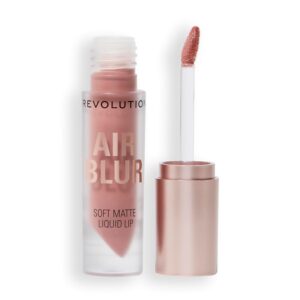 Revolution, Air Blur Matte Liquid Lipstick, Long-Lasting Lip Color, Face Makeup, Vegan & Cruelty-Free, Chauffeur Nude, 0.11 fl oz