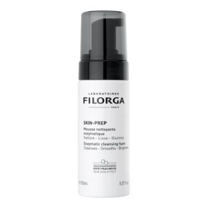 Filorga Skin-Prep Enzymatic Cleansing Foam Face Cleanser With Aloe, Jojoba Oil, and Papain Enzyme to Clean, Smooth, and Protect Skin from Pollutants