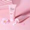 FEESHOW Daily Facial Cleanser Cherry Blossom 150g Gentle Face Wash for Women Girls Hydrating Moisturizing Sakura Foam Cream Soft Skin Deep Cleanse Pink One Size